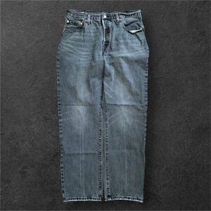 Levis 501 90s Mens 32x30 Faded Black Straight Leg Denim Jeans Button Fly
